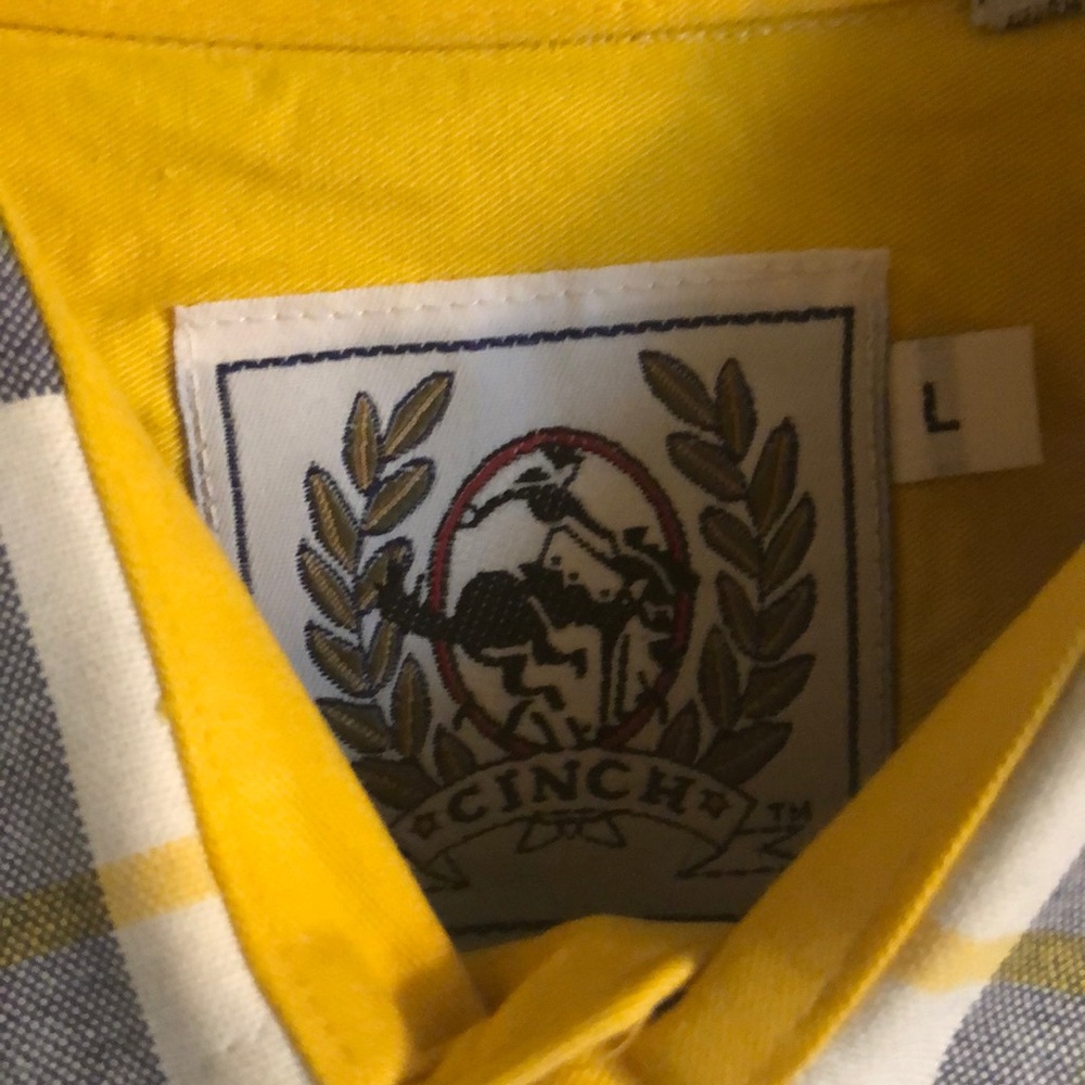 Cinch long sleeve button up